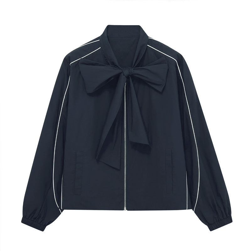 Damen Modische Jacke mit Schleife Echo Archiv