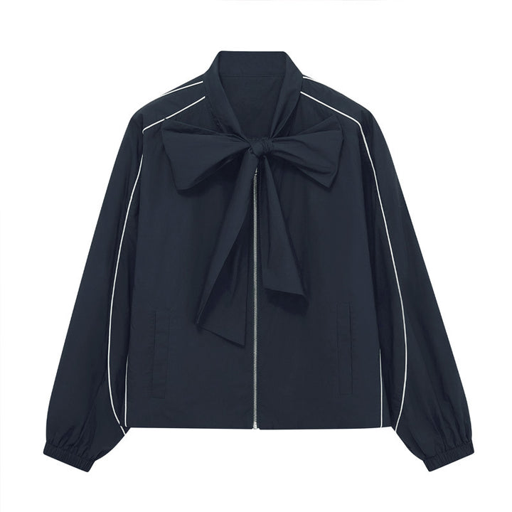 Damen Modische Jacke mit Schleife Echo Archiv