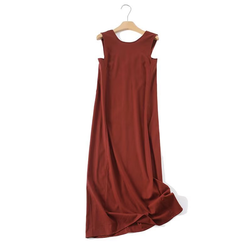 Damen Maxikleid mit elegantem V-Ausschnitt und fließendem Stoff Echo Archiv