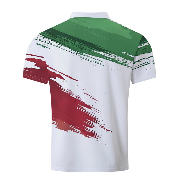 Herren Poloshirt mit einzigartigem Farbverlauf Echoarchiv