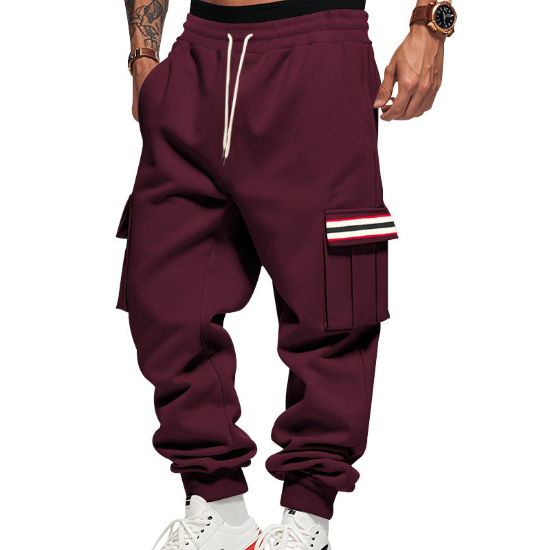 Herren Cargo-Jogginghose mit Mehrfachtaschen und Kordelzug Echoarchiv