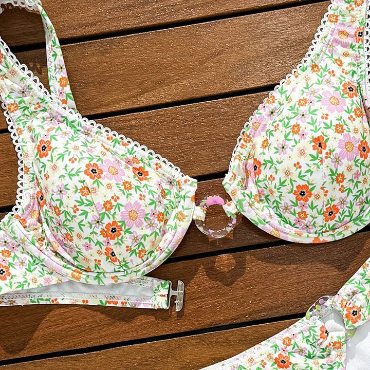 Damen Blumenmuster Bikini Set Echo Archiv