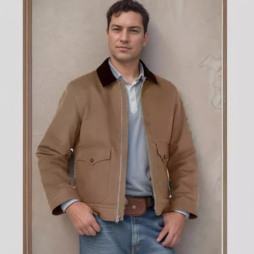 Herren lässige Utility-Jacke mit praktischen Taschen und robustem Design Echoarchiv