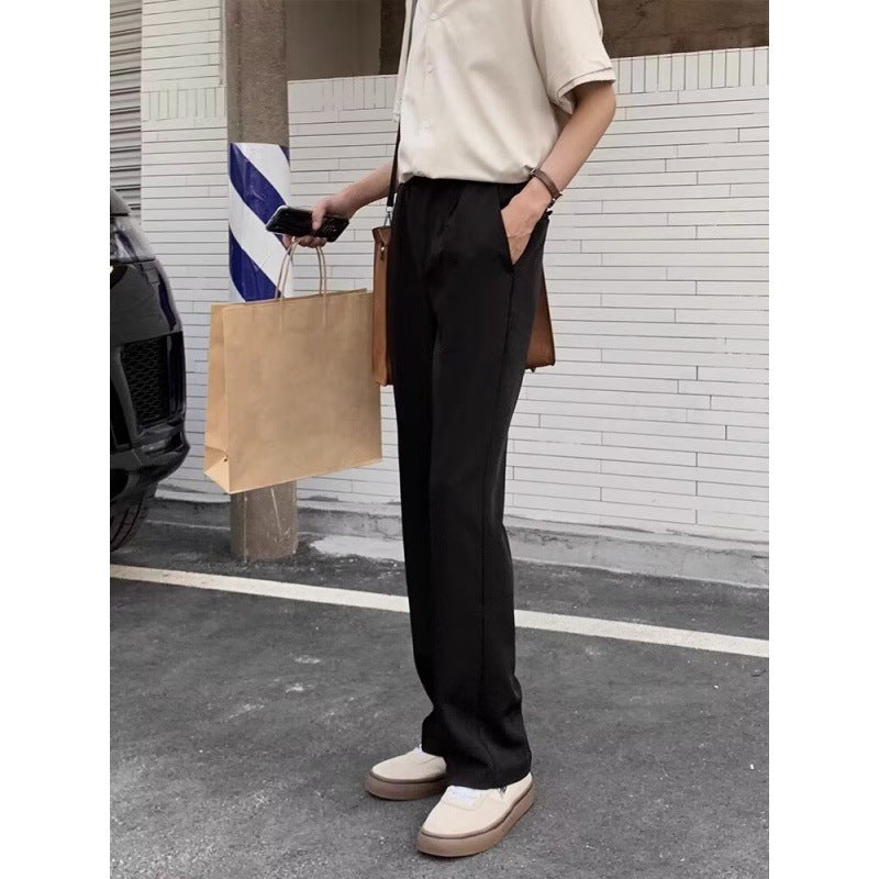 Damen Elegante Hochwasserhose mit gefalteten Details Echo Archiv