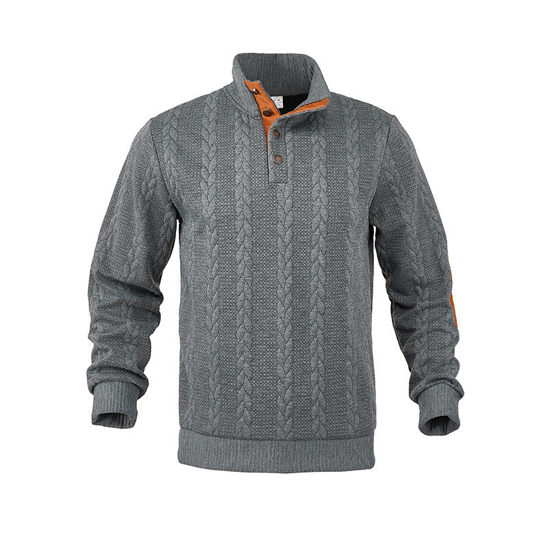 Herren Strickpullover mit Kontrastdetails Echoarchiv