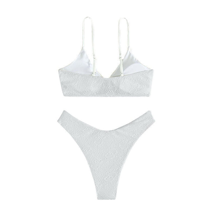 Damen Triangel-Bikini mit elegantem Knoten-Design und hohem Beinausschnitt Echo Archiv