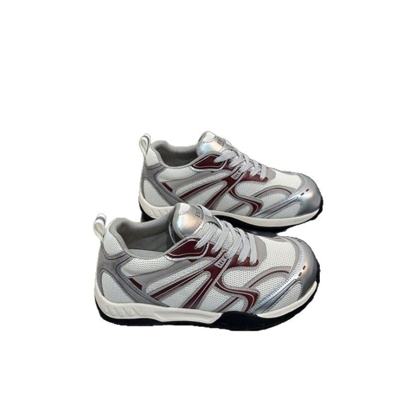 Damen Sportive Retro-Chunky-Sneaker mit atmungsaktivem Mesh und robuster Profilsohle Echo Archiv