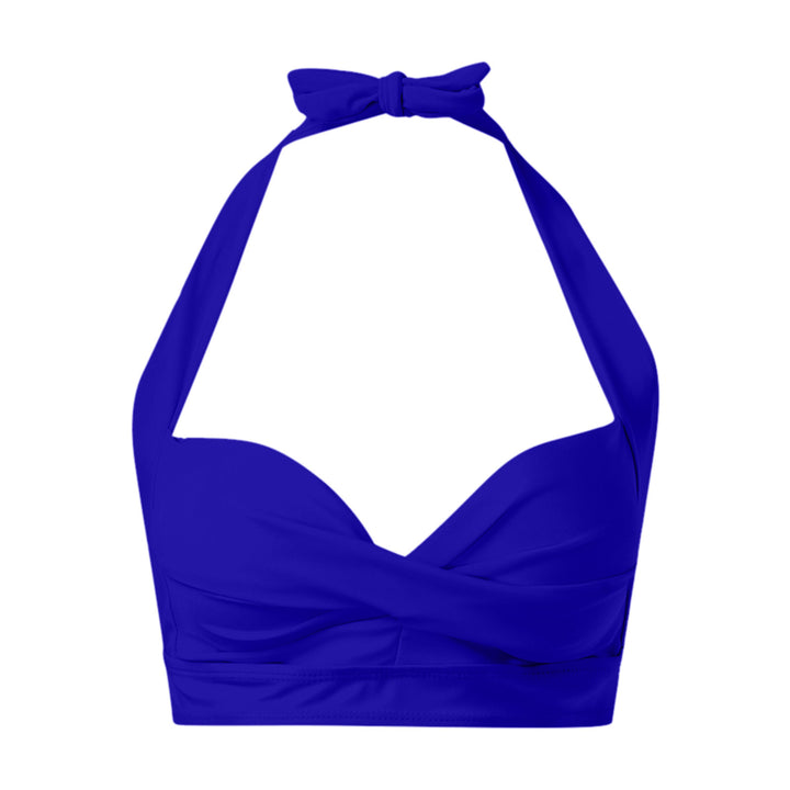 Damen Sportliches Bikinioberteil mit tiefem Ausschnitt und Halter-Design Echo Archiv