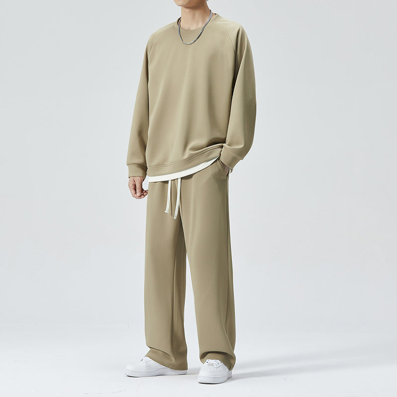 Herren Oversized Sweatshirt und Hose Set Echoarchiv