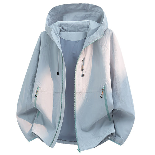 Damen Wasserabweisende Übergangsjacke mit Kapuze Echoarchiv