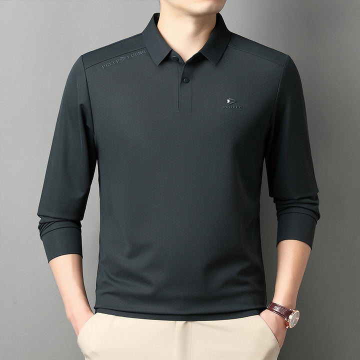 Herren Poloshirt mit funktionalem Design und atmungsaktiver Struktur Echoarchiv
