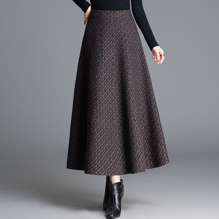 Damen Maxi-Rock mit elegantem geometrischen Muster Echo Archiv