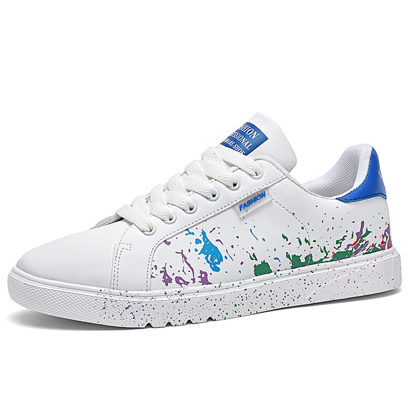 Unisex Freizeit-Sneaker mit Farbspritz-Design und gepolstertem Komfortfußbett – Norré