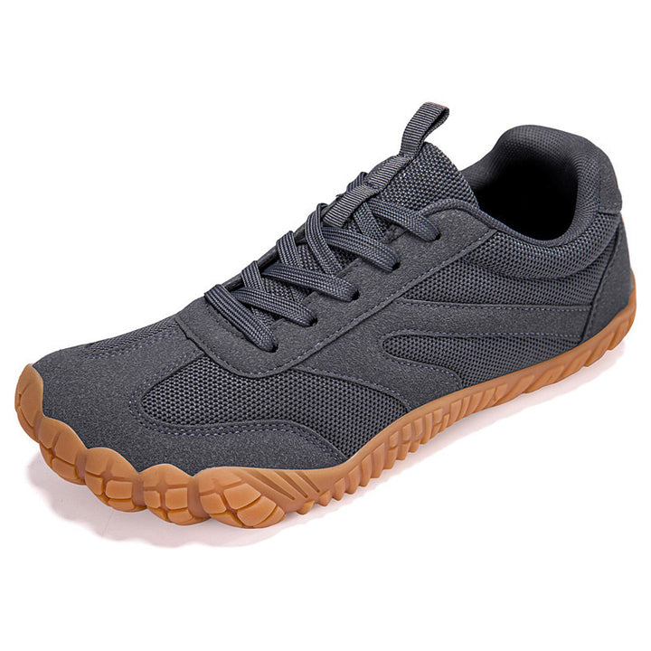 Unisex atmungsaktive Mesh-Sneaker mit Wildleder-Overlays, flexibler Profilsohle und ergonomischem Fußbett – Norré