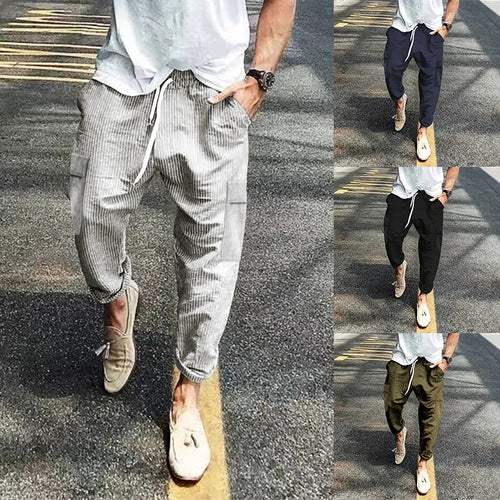 Herren lässige Cargo-Hosen mit praktischen Taschen Echoarchiv