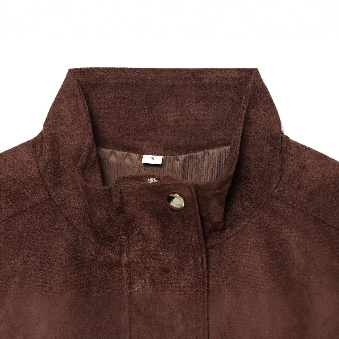 Damen Kurzer Wildlederoptik-Blouson mit Tunnelzugtaillierung Echo Archiv