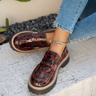 Damen Modische Loafers mit komfortablem PlatEchoarchivu und eleganter Sohle Echoarchiv