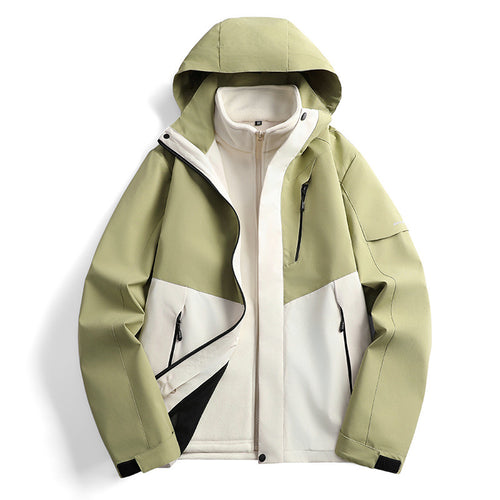 Damen nicht wasserdichte Softshell Outdoor-Jacke mit Kapuze atmungsaktive Membran – Célinea