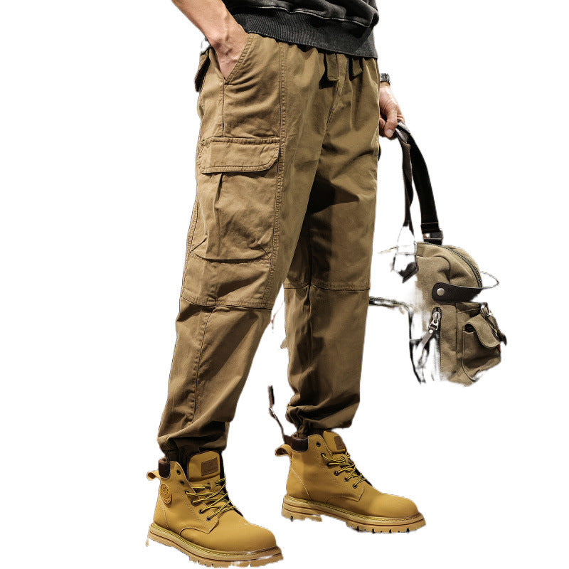 Herren Cargo-Hose mit elastischem Bund und praktischen Seitentaschen – Bravaro