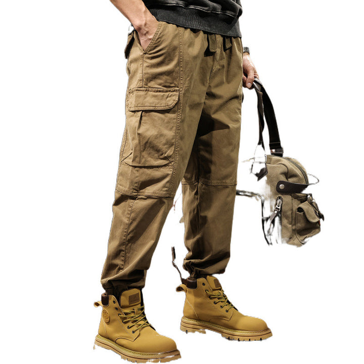 Herren Cargo-Hose mit elastischem Bund und praktischen Seitentaschen – Bravaro
