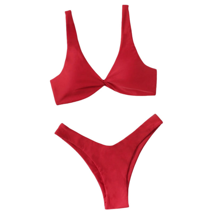 Damen Bikini-Set mit stilvoller Knotendetails Echo Archiv