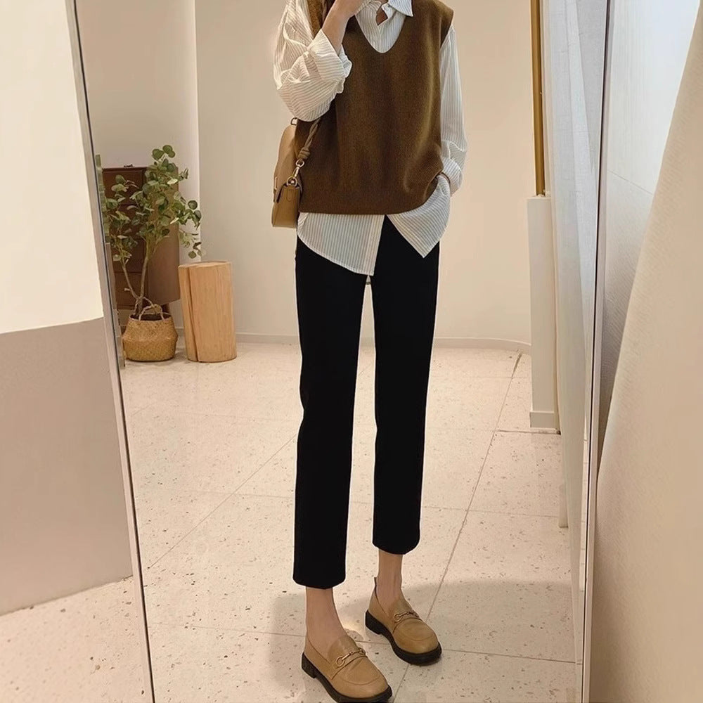 Damen Figurbetonte Stoffhose Echoarchiv