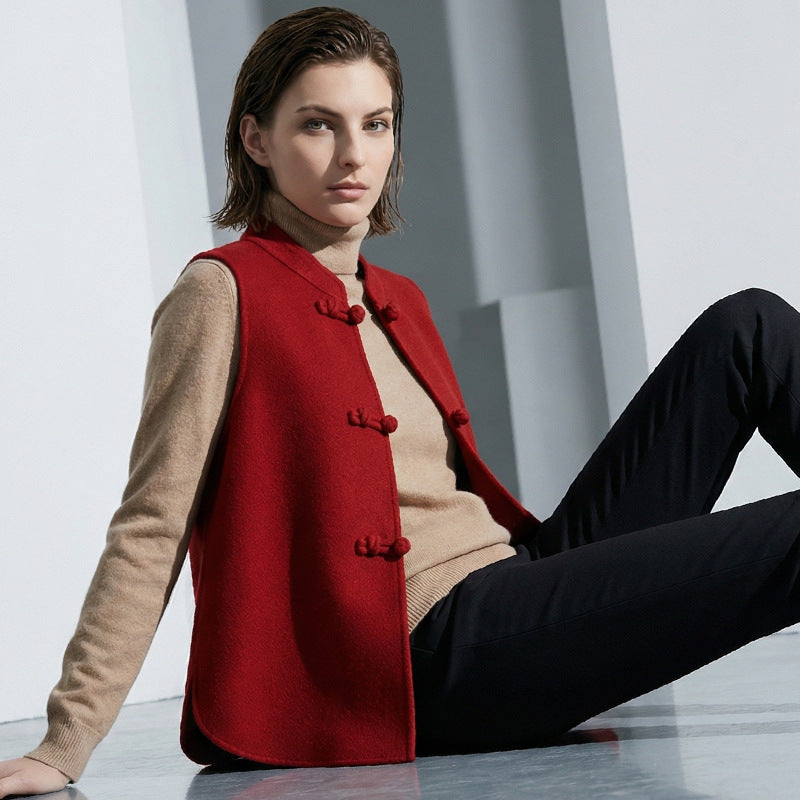 Damen Eleganter Wollmantel Echo Archiv