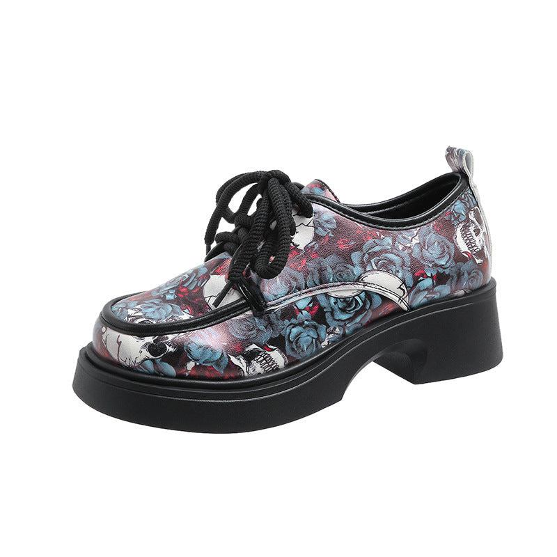 Damen Modische Plateausneaker mit floralem Muster und ausgefallenem Design Echo Archiv