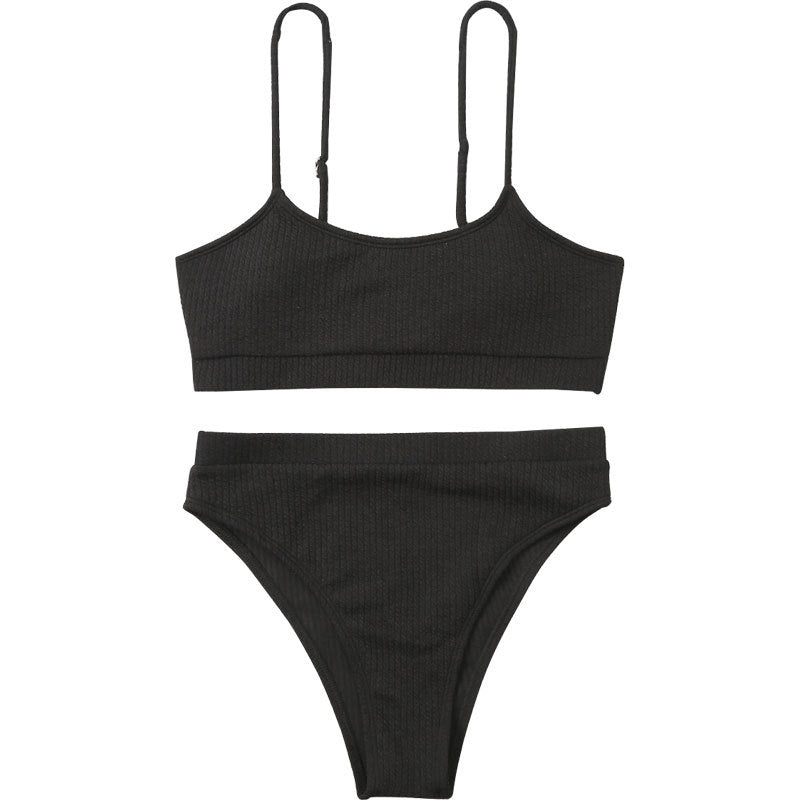 Damen Triangel-Bikini mit strukturierter Textur Echo Archiv