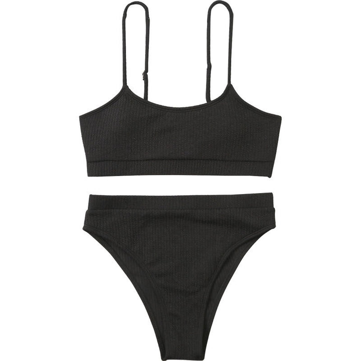Damen Triangel-Bikini mit strukturierter Textur Echo Archiv