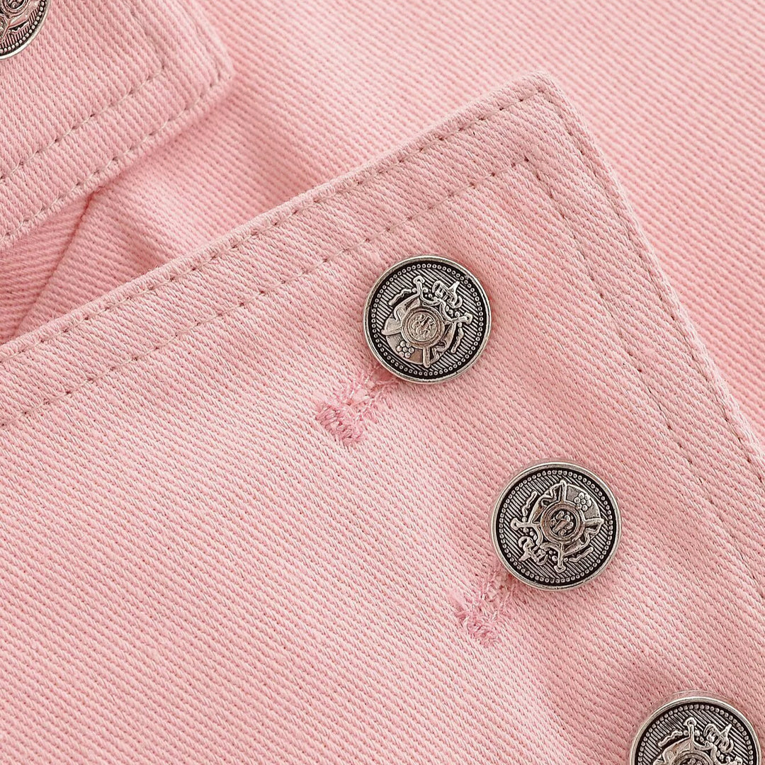 Damen Asymmetrische Boxy-Übergangsjacke mit Stehkragen und Cape‑Front Echoarchiv