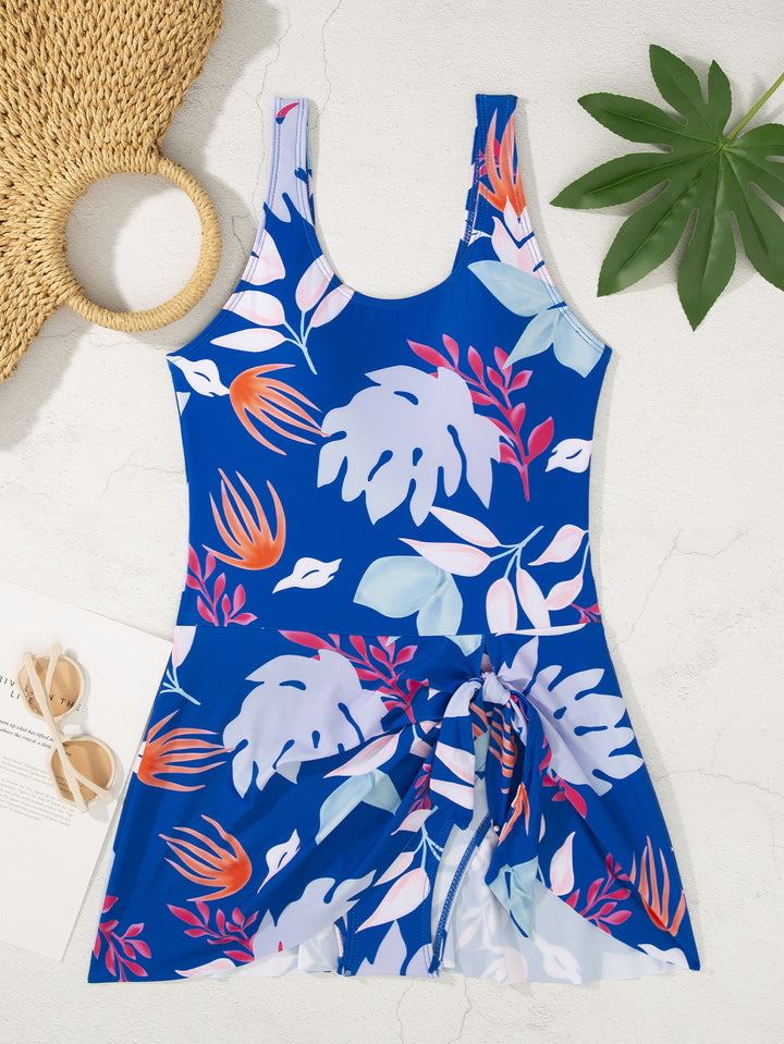 Damen Monokini mit verspieltem Punkte-Muster und Wickeleffekt Echo Archiv