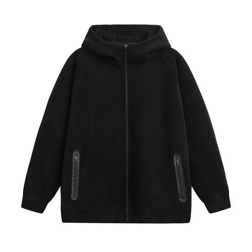 Unisex Tech‑Kapuzenjacke mit hohem Funnelkragen und wasserdichten Reißverschlusstaschen Echo Archiv