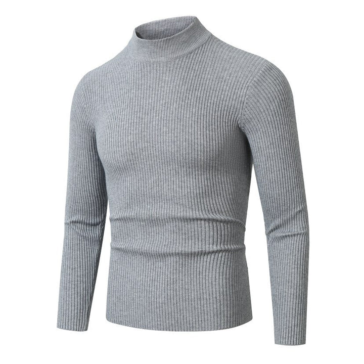 Herren Rollkragenpullover aus hochwertiger Rippenstruktur Echoarchiv