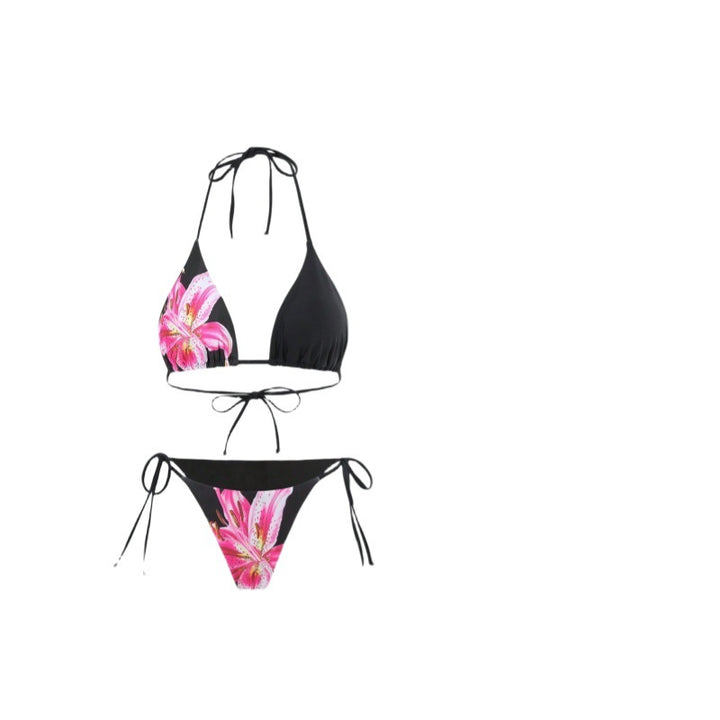 Damen Bikiniset mit blumigem Wickelrock Echo Archiv
