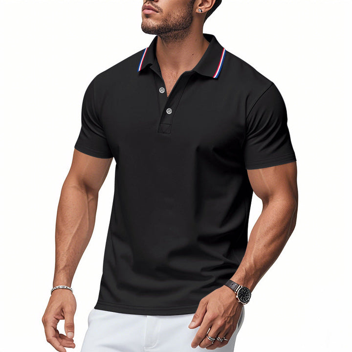 Herren Poloshirt mit modernem Kragen und feuchtigkeitsregulierender Technologie Echoarchiv