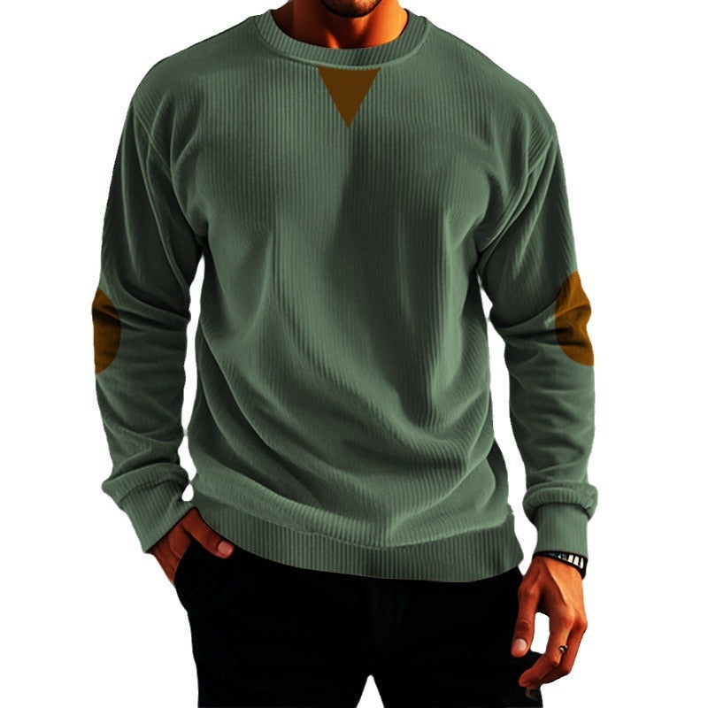 Herren komfortabler Fleece-Pullover mit Struktur Echoarchiv