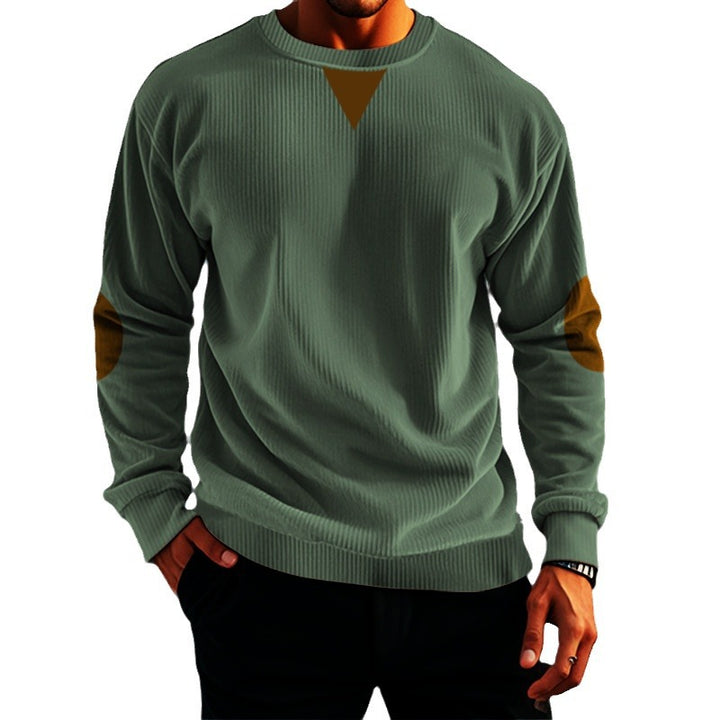 Herren komfortabler Fleece-Pullover mit Struktur Echoarchiv