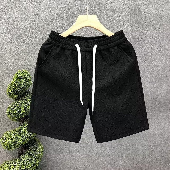 Damen Bequeme Sportshorts mit elegantem Muster Echoarchiv