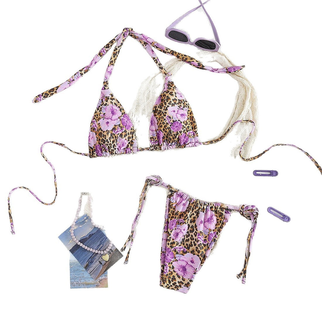 Damen Triangel-Bikini-Set mit raffiniertem Häkeloberteil Echo Archiv