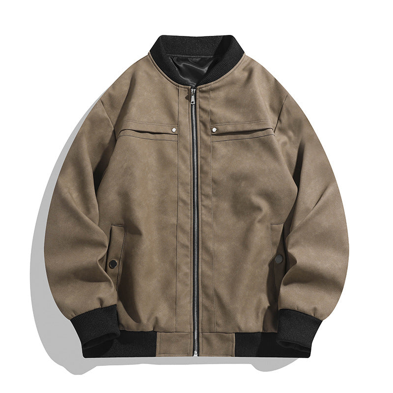 Herren Modische Bomberjacke im Vintage-Look Echo Archiv