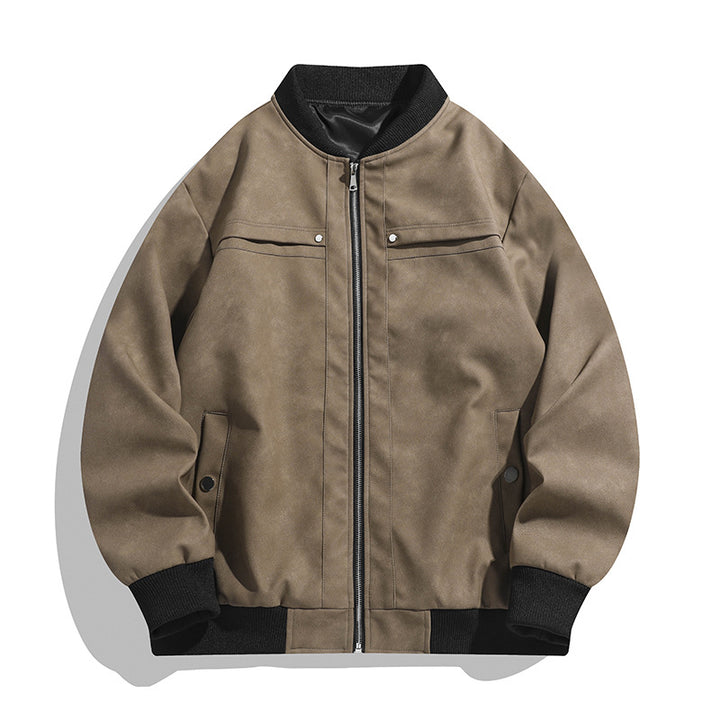 Herren Modische Bomberjacke im Vintage-Look Echo Archiv