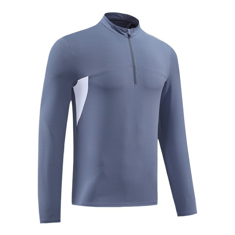 Herren Funktions-Thermoshirt mit Stehkragen und Reißverschluss Echoarchiv