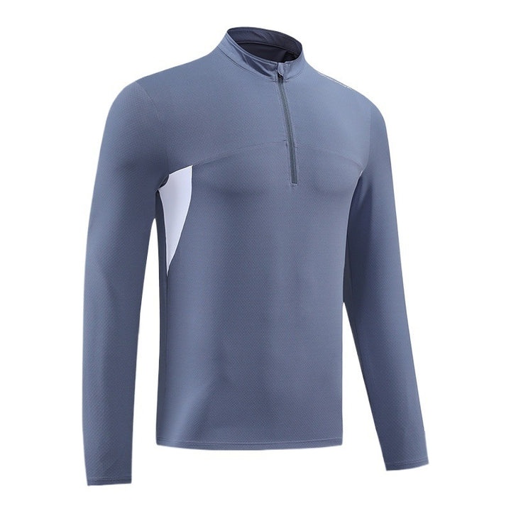 Herren Funktions-Thermoshirt mit Stehkragen und Reißverschluss Echoarchiv
