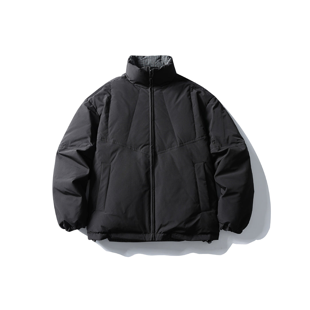 Herren Gesteppte Thermo-Isolationsjacke mit hohem Stehkragen Echoarchiv