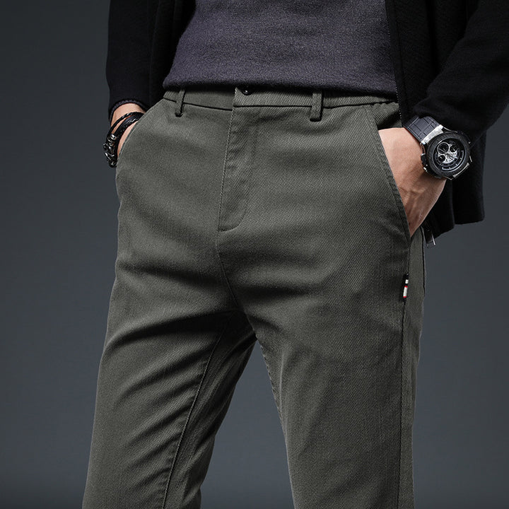 Herren elegante und schlanke Chinohose Echoarchiv
