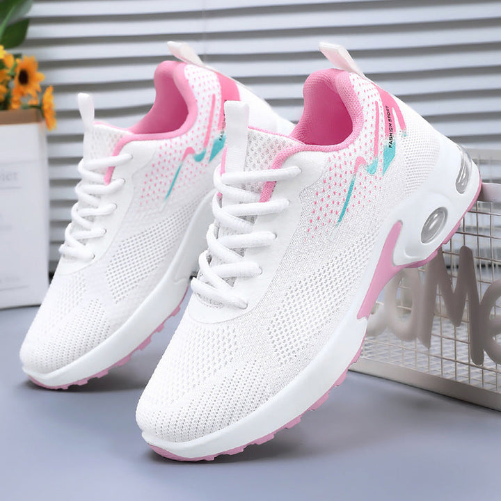 Damen Sportliche Luftpolster Sneakers mit atmungsaktivem Mesh-Obermaterial Echo Archiv