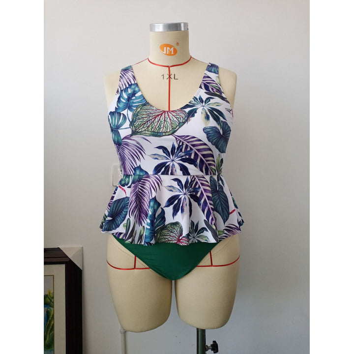 Damen tankini mit floralem Design und schmeichelndem Schnitt Echo Archiv