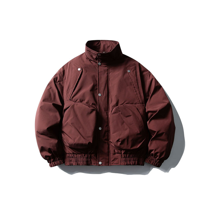Herren Kurzboxy Thermo‑Bomber mit hohem Stehkragen und aufgesetzten XXL‑Taschen Echoarchiv