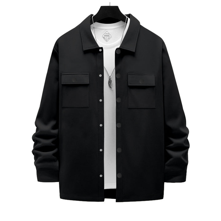 Herren oversized Utility-Jacke mit praktischen Taschen und modernem Kragen Echoarchiv